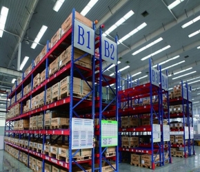 電子電器倉(cāng)庫貨架案例